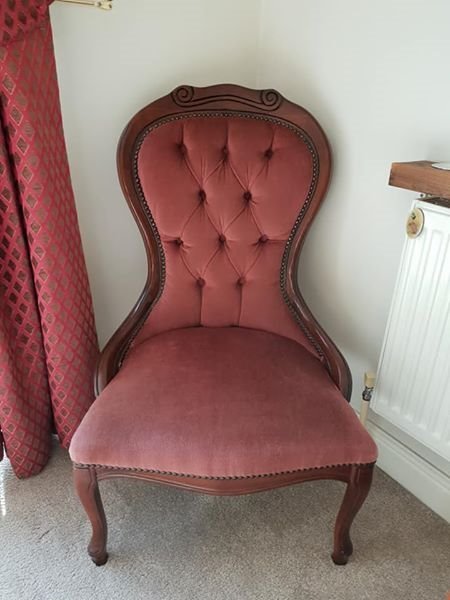 Dusky Pink Nursing Chair | in Penistone, South Yorkshire | Gumtree