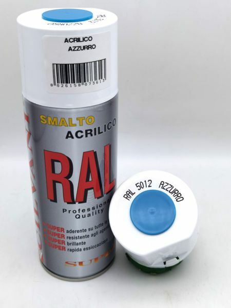 Smalto Spray Vernice Acrilica Interni Esterni 400ml Colore Azzurro sus