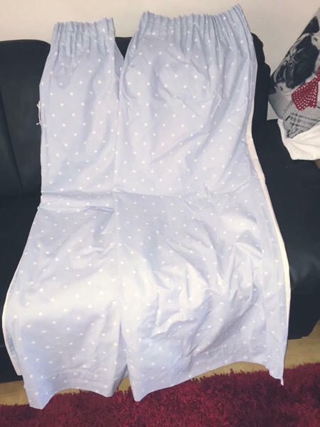 Blue Curtains blue curtains with white stars : Next Pale blue with white stars black out curtains for boys ...
