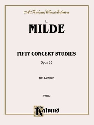 Fifty Concert Studies, Op. 26 : For Bassoon, Kalmus Classic Edition, Paperbac...