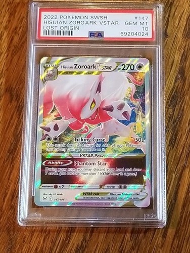 ポケモンカードゲーム Hisuian Zoroark VSTAR SAR PSA10 2022 #234 FULL ART/HISUIAN ZOROARK VSTAR PSA 10 | eBay