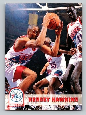 1993-94 Hoops #163 Hersey Hawkins