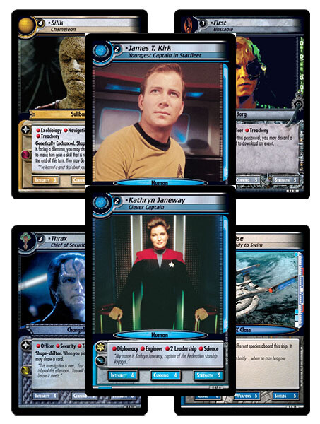 Star Trek CCG 2E : To Boldly Go Complete 18 Card Foil Set + ARCHIVE FOILS