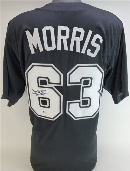 Jim Morris Signed Tampa Bay Devil Rays Jersey (Beckett COA