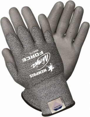 MCR Safety Size XL (10), ANSI Cut Lvl 3, Polyurethane Coated Dyneema Cut Resi...