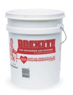 Rockite 10051 Expansion Cement, 50 Lb, Pail, 1 Hr Full Cure Time
