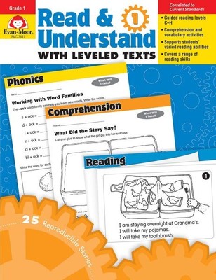 Read & Understand with Leveled Texts : Grade 1, Paperback by Norris, Jill; Ev...