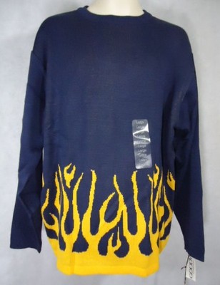 Ocean Current Youth Boy's Longsleeve Crew Neck Sweater - Size Large - Color Navy