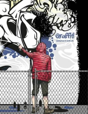 Graffiti Coloring Book For Grown-Ups 1