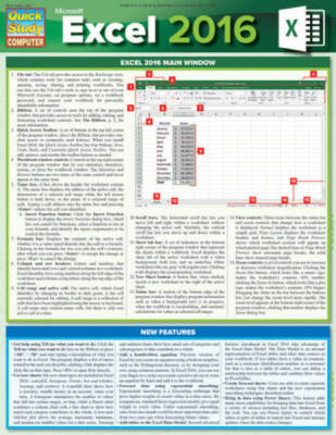 Microsoft Excel 2016 (Quick Study Computer) - Paperback By Frye, Curt - GOOD