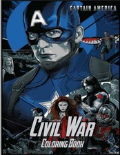 captain america civil war coloring book coloring book for