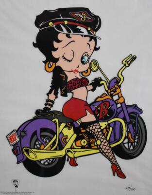 レア　BETTY BOOP 1999 KING FEATURES SYNDICATE BETTY BOOP MOTORCYCLE LTD ED