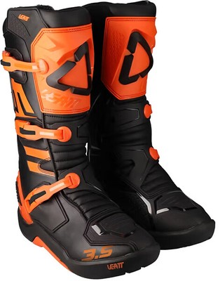 ATHENA STIEFEL MOTO-CROSS LEATT 3.5 GRÖSSE 43 ORANGE MOTORRAD ENDURO QUAD