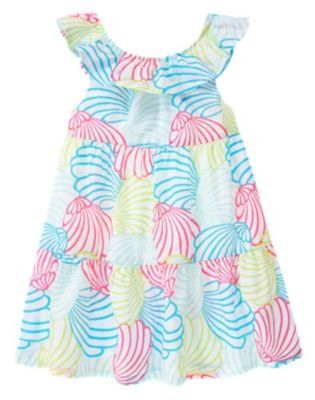 NWT Gymboree Swim Shop Swimsuit Cover up Shell Sundress 12 18 24mo toddler