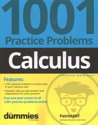 Calculus : 1001 Practice Problems + Free Online Practice, Paperback by Jones,...