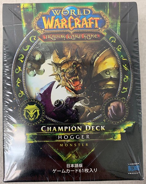 World of Warcraft WoW TCG Champion Deck - Hogger (Japanese)