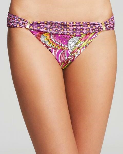 Trina Turk 262691 Women Banded Hipster Bikini Bottom Swimwear Size 10
