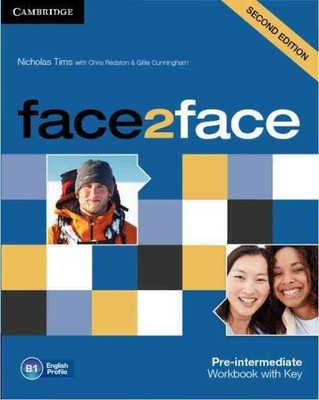 Face2face Pre-intermediate Workbook With Key, Paperback by Tims, Nicholas; Re...