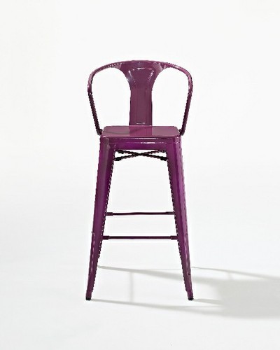 New 2 Amelia purple metal 1950's retro style kitchen Cafe Coffee shop barstools