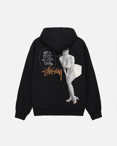STÜSSY SKATE TOUGH FULL ZIP HOODIE BLACK STUSSY HOODED STÜSSY SKATE TOUGH FULL ZIP HOODIE BLACK STUSSY HOODED