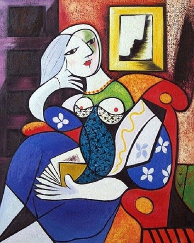 AAART Hand painted Picasso abstract people oil painting 90cm