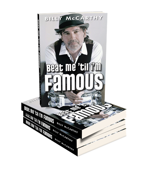 BEAT ME TIL I'M FAMOUS AUTOGRAPHED BOOK POSTER- BILLY DIOR/BILLY MCCARTHY