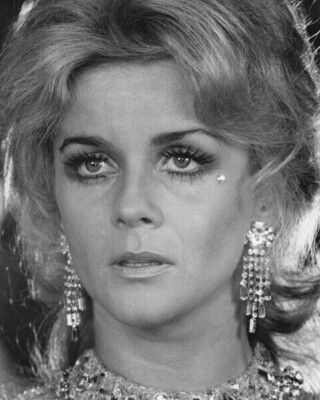 Ann-Margret wears gold earrings close-up glamour portrait Tommy poster
