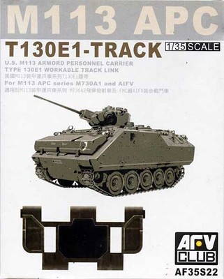 1/35 Afv Club America M113 Series T130E1 Linked Movable Track 35S22