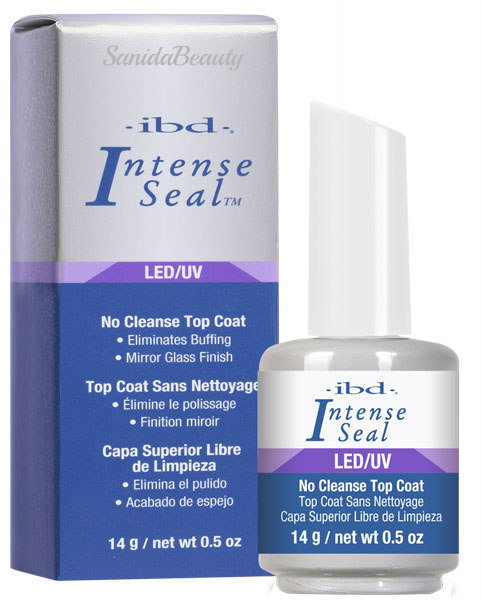 IBD LED/UV Intense Seal UV Gel - No Cleanse Top Coat 0.5oz