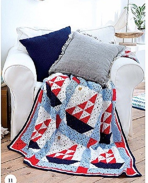 Cotton Blankets and Throws Pattern to Crochet