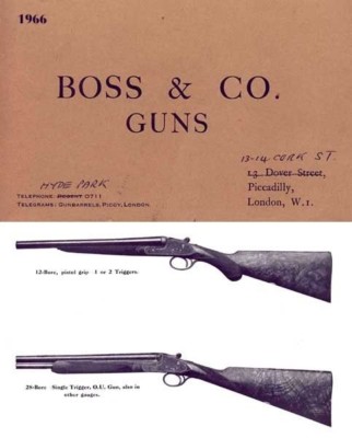 Boss & Co., 1966 (UK) Gun Catalog