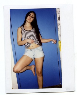 Original One-Of-A-Kind Fuji Instax Wide Fashion Glamour Female Model 579a