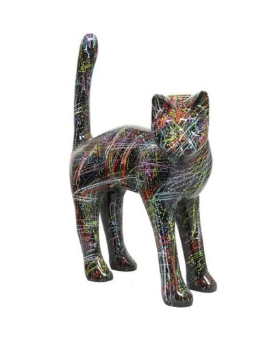 SCULPTURE EN PIERRE Grand Renard Roux fuchs Résistant au Gel Figurine de Jardin EUR 55,36 - FR