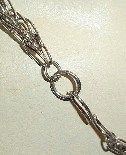 Vintage Silver Fetish Charm Brooch With Dragon, Birds, More