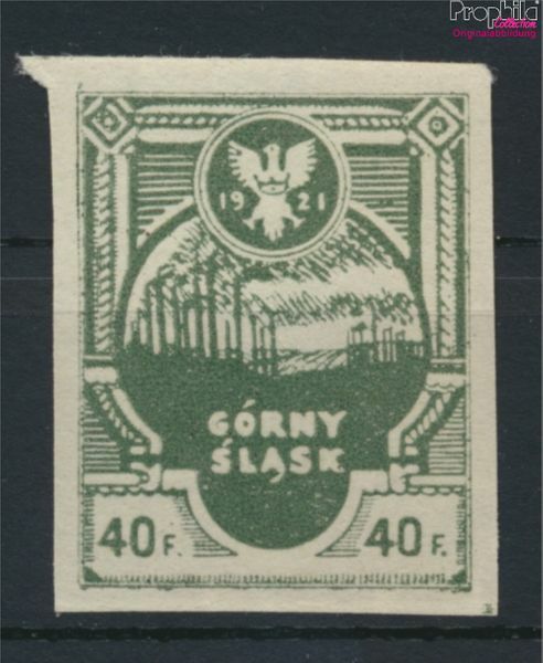 Est-SilÃ©Sie Insurg. 4x B Neuf Avec Gomme Originale 1921 Timbres (9120127