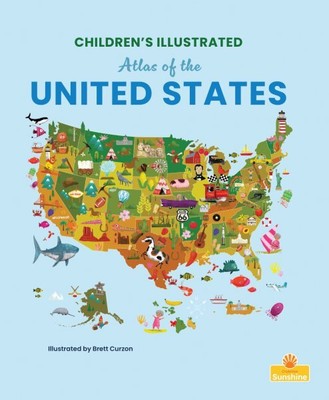 Children's Illustrated Atlas of the United States, Paperback by Parker, Madis...