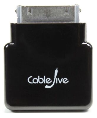 CableJive dockStubz +, Dock Ladeadapter, Schwarz