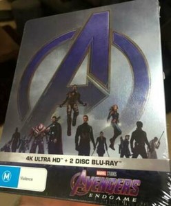 Avengers Endgame Steelbook 4k Uhd 2 Disc Bluray Sealed Jbhifi