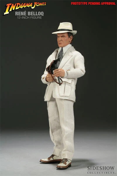 SIDESHOW INDIANA JONES DR. RENE BELLOQ 1/6 FIGURE RAIDERS OF