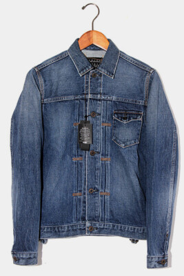 Japan Used Fashion] Kuro Black Crow Denim Jkt Heritage Wash Jacket