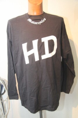 Original tee shirt ML CHOPPERS HD Noir blanc TAILLE XXL NEUF