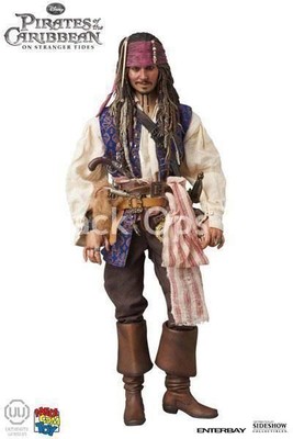 1/6 scale RARE - Pirates of the Caribbean - Talking Jack Sparrow - MINT IN BOX