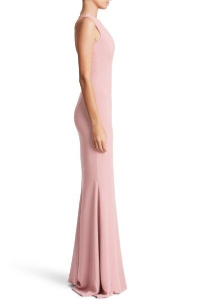 

DRESS the POPULATION Bridal Blush Pink Eve Креповое облегающее платье русалки  8/10 NWD, Розовый, Eve