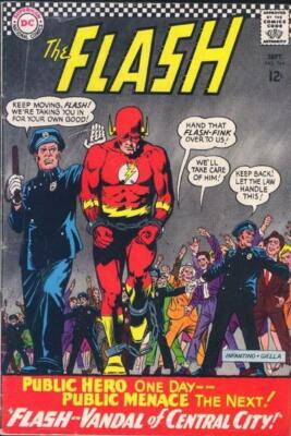 FLASH #164 VG, DC Comics 1966 Stock Image