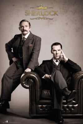 Poster Sherlock Victorian Benedict Cumberbatch Martin Freeman