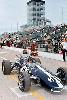 1966 Indy Eagle - Dan Gurney - Indianapolis 500 - Photo Poster