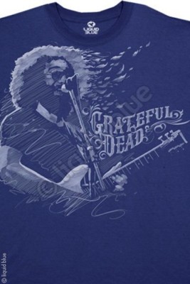 GRATEFUL DEAD-Jerry GARCIA-BLOWN AWAY-T-SHIRT S-M-L-XL-2X VINTAGE,No Longer Made