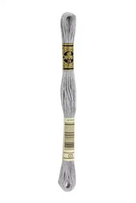 DMC 6-Strand Embroidery Cotton Floss 8.7yd - Dust (Medium Tin), DMC03