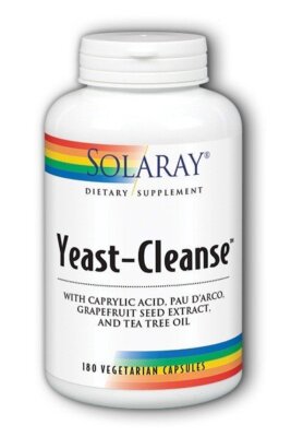 Solaray Yeast-Cleanse 180 капсул