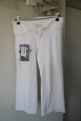 Original Pantalon 3/4 femme SALOMON Trail WHISPER II Acti Lite blanc  L  neuf